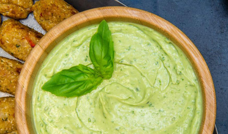 Avocado Basil Dipping Sauce