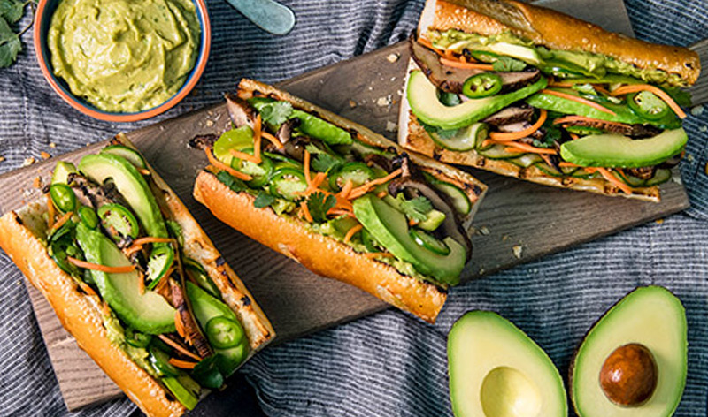 Vegan Avocado Banh-Mi