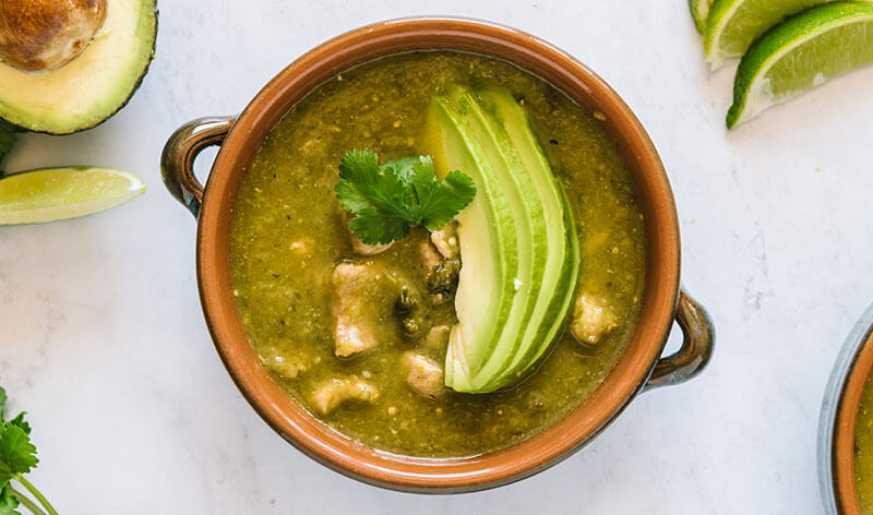 Instant Pot® Avocado Chile Verde With Pork