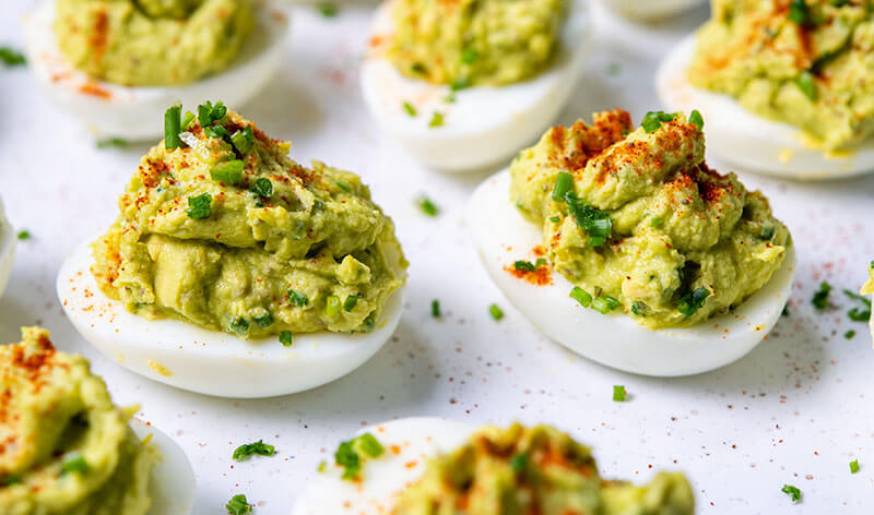 Deviled Eggs with Avocado