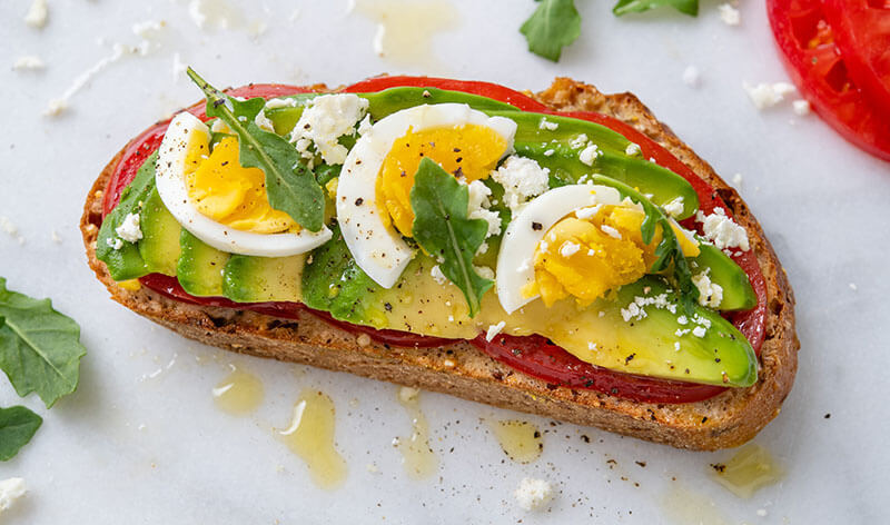 Classic Avocado Toast with Egg