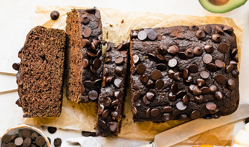 Pumpkin Chocolate Avocado Bread