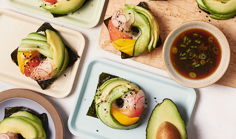 Avocado and Veggie Sushi Mini Donuts