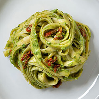 Heart-Healthy Fettuccini AvoFredo